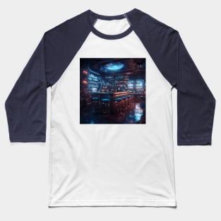 Cyber Cafe Baseball T-Shirt